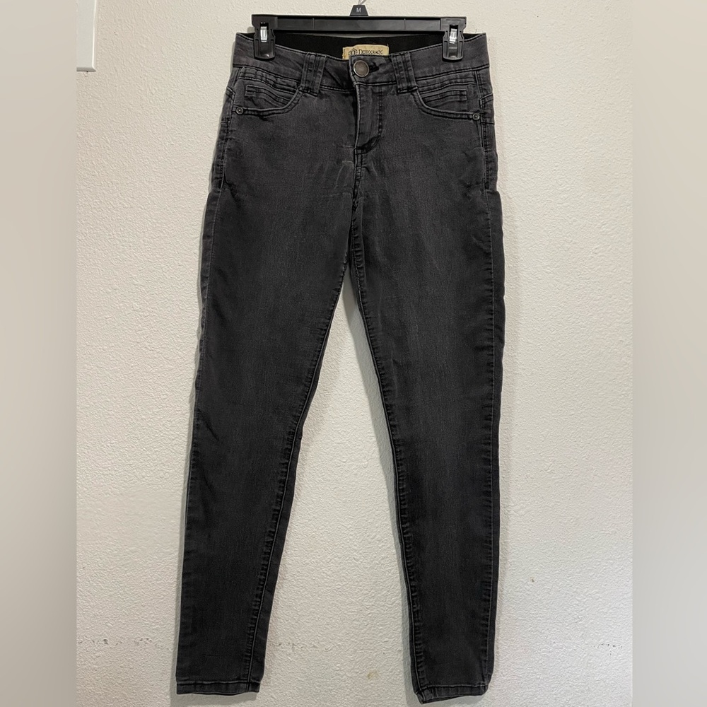 Democracy Women's Charcoal Skinny Jeans Size 4, Casual